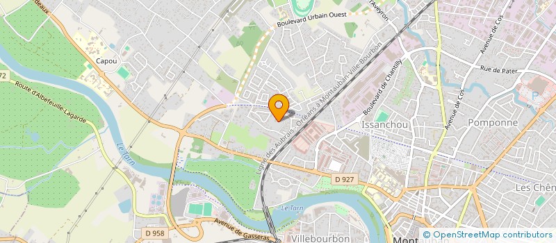 localisation de l'entreprise SCI C.G.  MONTAUBAN