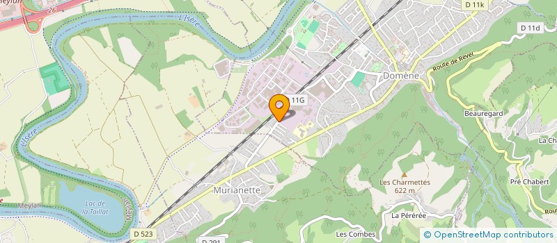 localisation de l'entreprise SCI C.G.  DOMENE