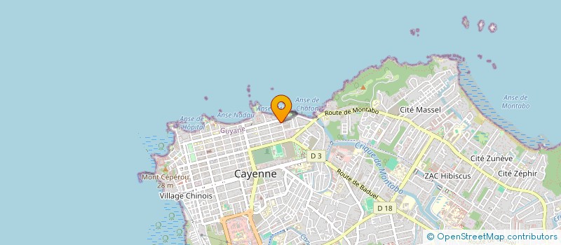 localisation de l'entreprise SCI C.G  CAYENNE