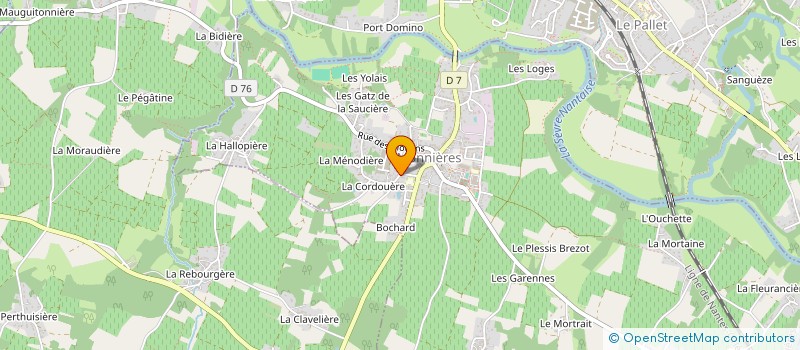 localisation de l'entreprise SCI C&G  MONNIERES