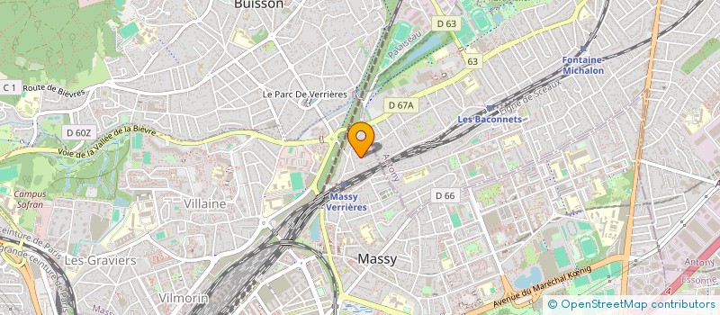 localisation de l'entreprise SCI C & G à MASSY