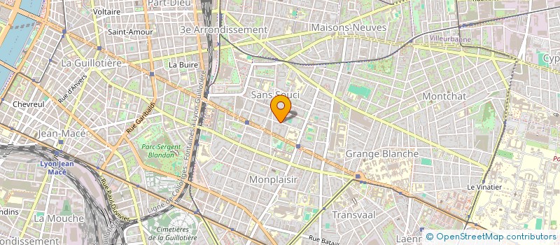 localisation de l'entreprise SCI C.G.B  LYON