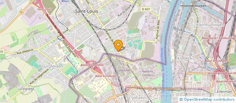 localisation de l'entreprise SCI C.G.C.  SAINT-LOUIS