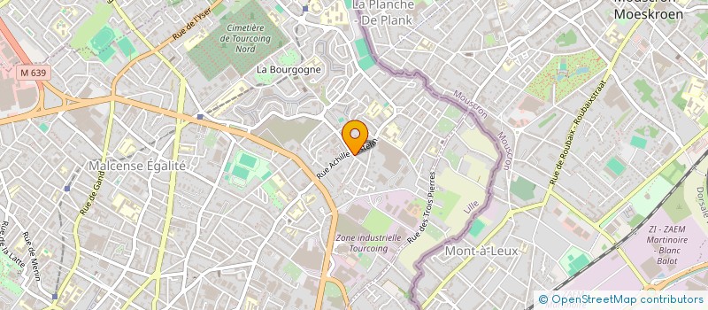 localisation de l'entreprise SCI C.G.D.  TOURCOING