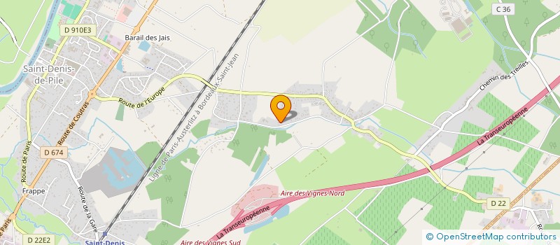 localisation de l'entreprise SCI C.G.H.I.L  SAINT-DENIS-DE-PILE