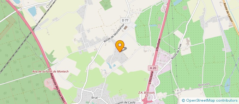 localisation de l'entreprise SCI C.G.I.  BRESSOLS