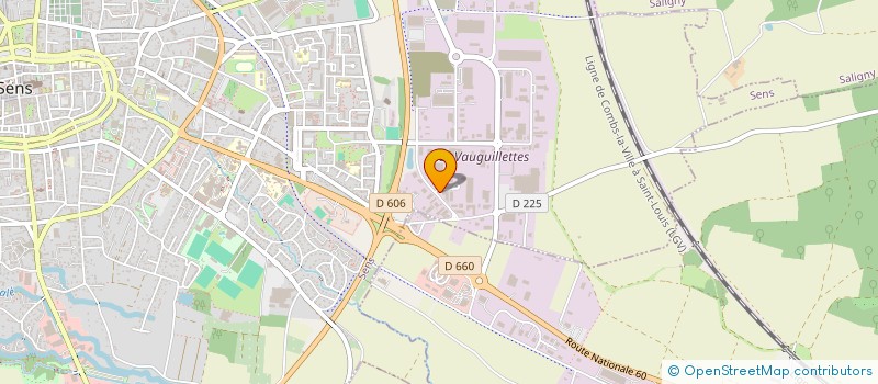 localisation de l'entreprise SCI C.G. IMMOBILIER  SENS