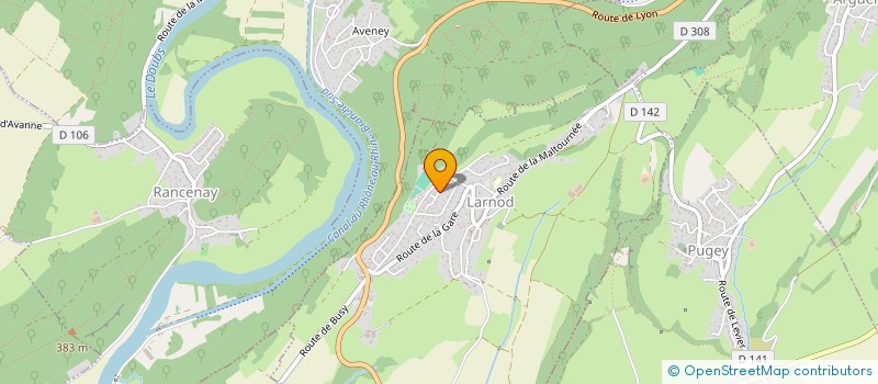 localisation de l'entreprise SCI C.G.L.A.C.  LARNOD