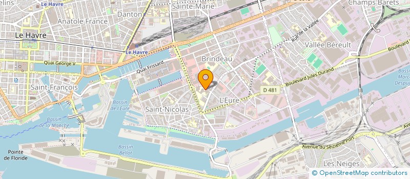 localisation de l'entreprise SCI C.G.L.C. à LE HAVRE