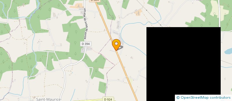 localisation de l'entreprise SCI C.G.L.G.  CAZERES SUR L'ADOUR