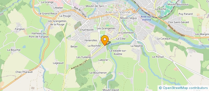 localisation de l'entreprise SCI C.G.M. à AIXE-SUR-VIENNE