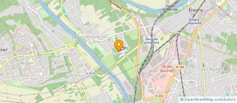 localisation de l'entreprise SCI C.G.M  CERGY