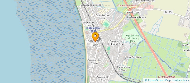 localisation de l'entreprise SCI C.G.P. à CHATELAILLON-PLAGE