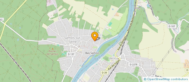 localisation de l'entreprise SCI C&G POULAIN  SAMOIS-SUR-SEINE