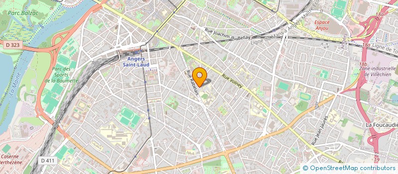 localisation de l'entreprise SCI C.G.S  ANGERS