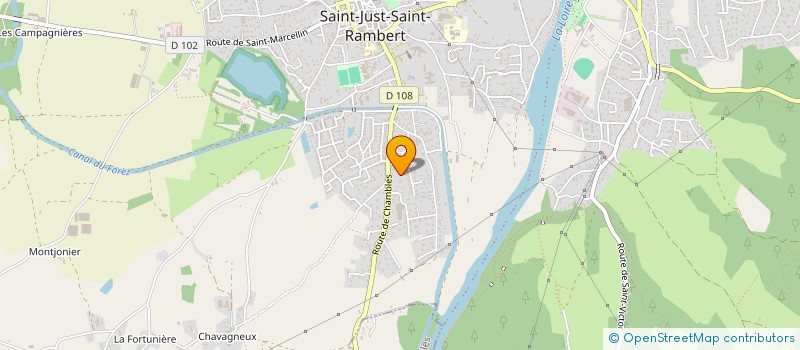 localisation de l'entreprise SCI   C   GEMARE  SAINT-JUST-SAINT-RAMBERT