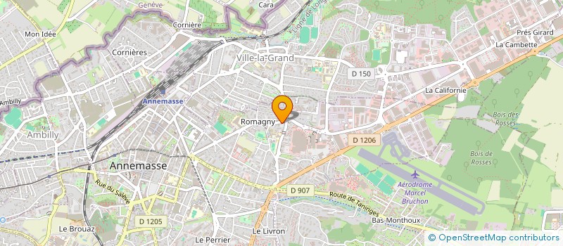 localisation de l'entreprise SCI C.H.C. à ANNEMASSE