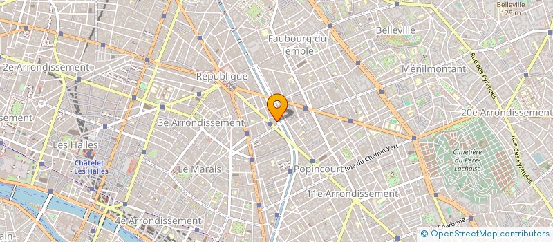 localisation de l'entreprise SCI C H I O  PARIS