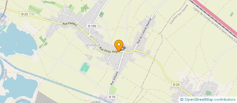 localisation de l'entreprise SCI C.H.L  VINNEUF