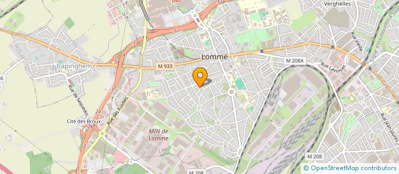 localisation de l'entreprise SCI C.H.N. à LILLE