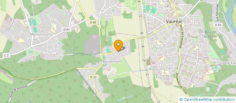 localisation de l'entreprise SCI C.H.P.B.  BOISEMONT