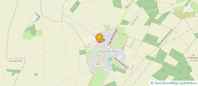 localisation de l'entreprise SCI C.H.R.I.S.P.I.  RAINNEVILLE