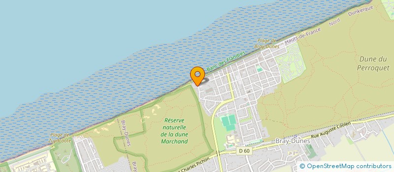 localisation de l'entreprise SCI C INVEST  BRAY-DUNES