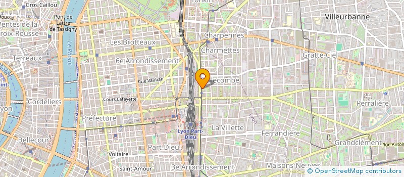 localisation de l'entreprise SCI C.J.  LYON