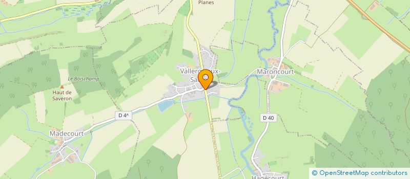 localisation de l'entreprise SCI C-J-C-G  VALLEROY-AUX-SAULES