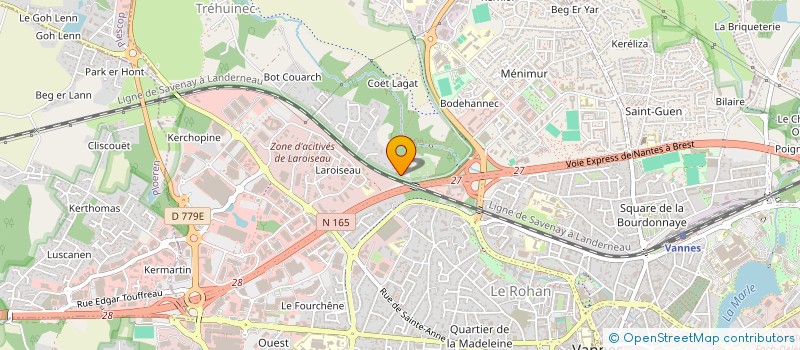 localisation de l'entreprise SCI C.J.E à VANNES