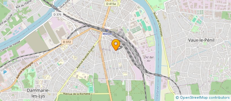 localisation de l'entreprise SCI C J G  LA ROCHETTE