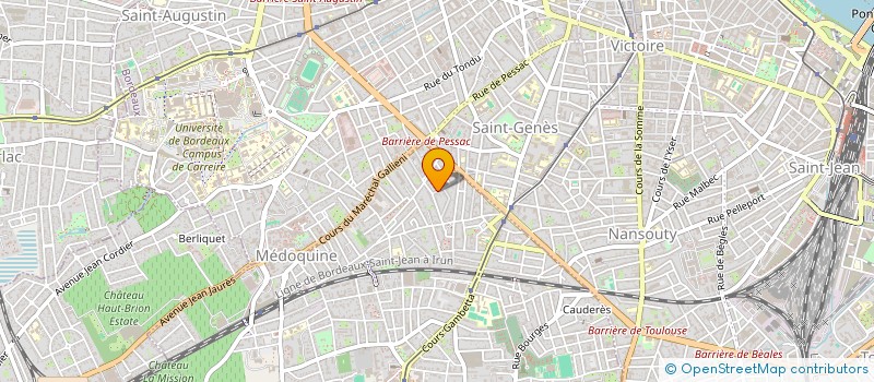 localisation de l'entreprise SCI C.J.G.M  TALENCE