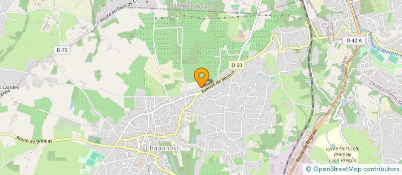 localisation de l'entreprise SCI C.J. KWAN  CHAPONOST