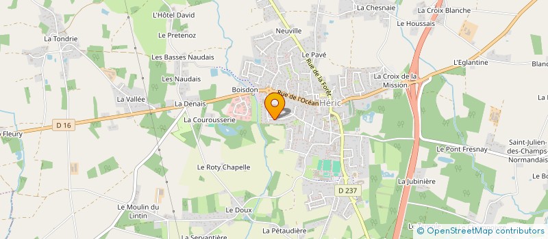 localisation de l'entreprise SCI C.J.L.  HERIC