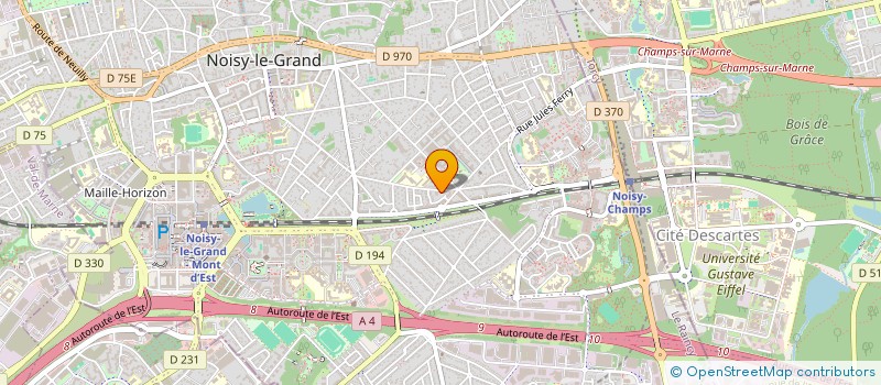 localisation de l'entreprise SCI C.J.L à NOISY-LE-GRAND