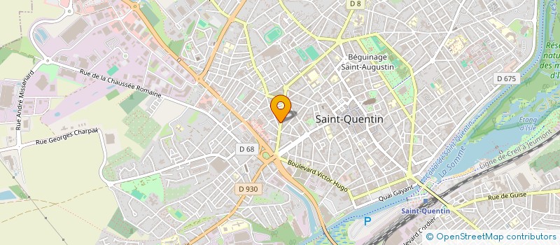 localisation de l'entreprise SCI C.J.M à SAINT-QUENTIN