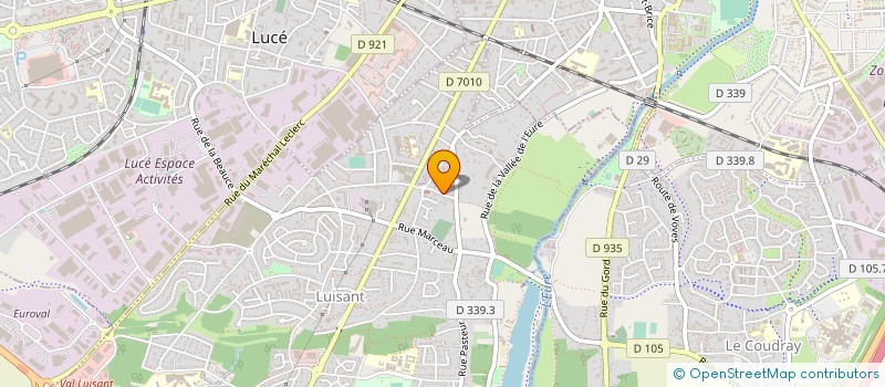 localisation de l'entreprise SCI C.J.P. à LUISANT