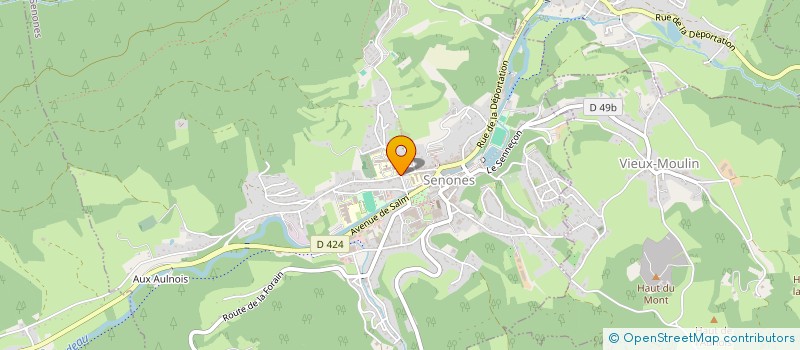 localisation de l'entreprise SCI C.J.P.  SENONES