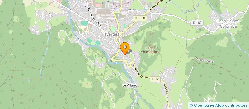 localisation de l'entreprise SCI C&JMG  FAVERGES-SEYTHENEX