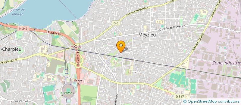 localisation de l'entreprise SCI C.K.  MEYZIEU