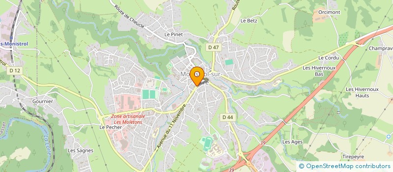 localisation de l'entreprise SCI C K  MONISTROL-SUR-LOIRE