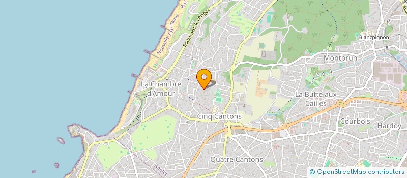 localisation de l'entreprise SCI C.K.A.M.  ANGLET