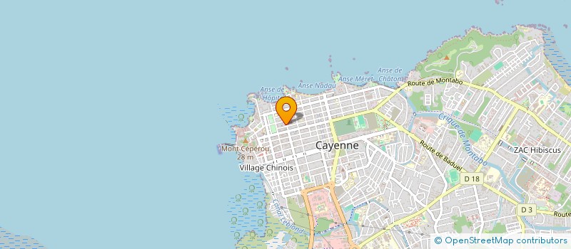 localisation de l'entreprise SCI C-K-P  CAYENNE