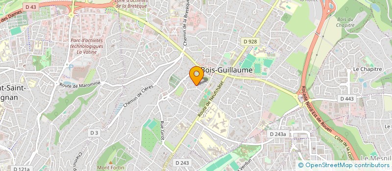 localisation de l'entreprise SCI C.K.S à BOIS-GUILLAUME