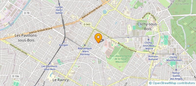 localisation de l'entreprise SCI C.K-S.D IMMO à CLICHY-SOUS-BOIS