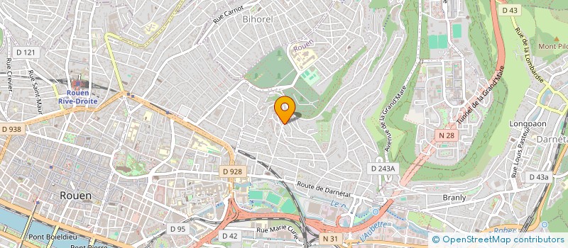 localisation de l'entreprise SCI C. KEROULLE. à ROUEN