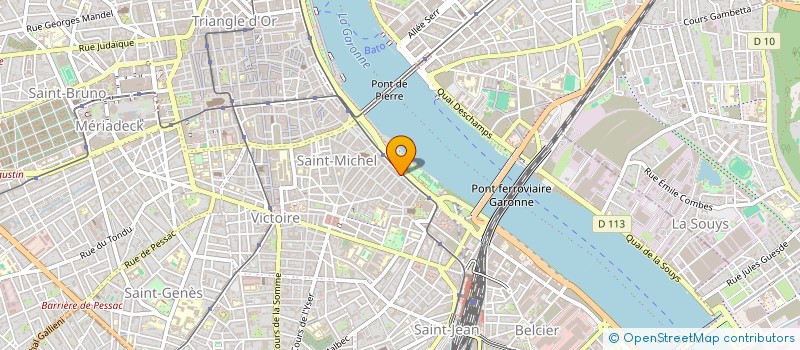 localisation de l'entreprise SCI C & L  BORDEAUX