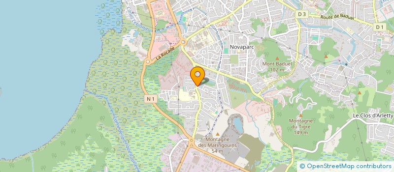 localisation de l'entreprise SCI  C & L  CAYENNE