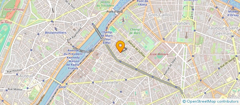 localisation de l'entreprise SCI C.L.  PARIS