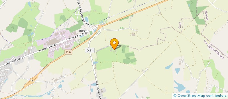 localisation de l'entreprise SCI C&L  LA CHAPELLE-HERMIER